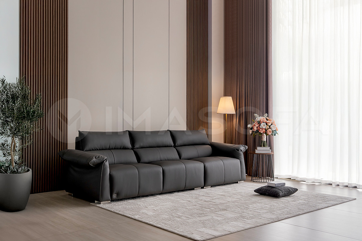 Camelia - Sofa băng da nhân tạo