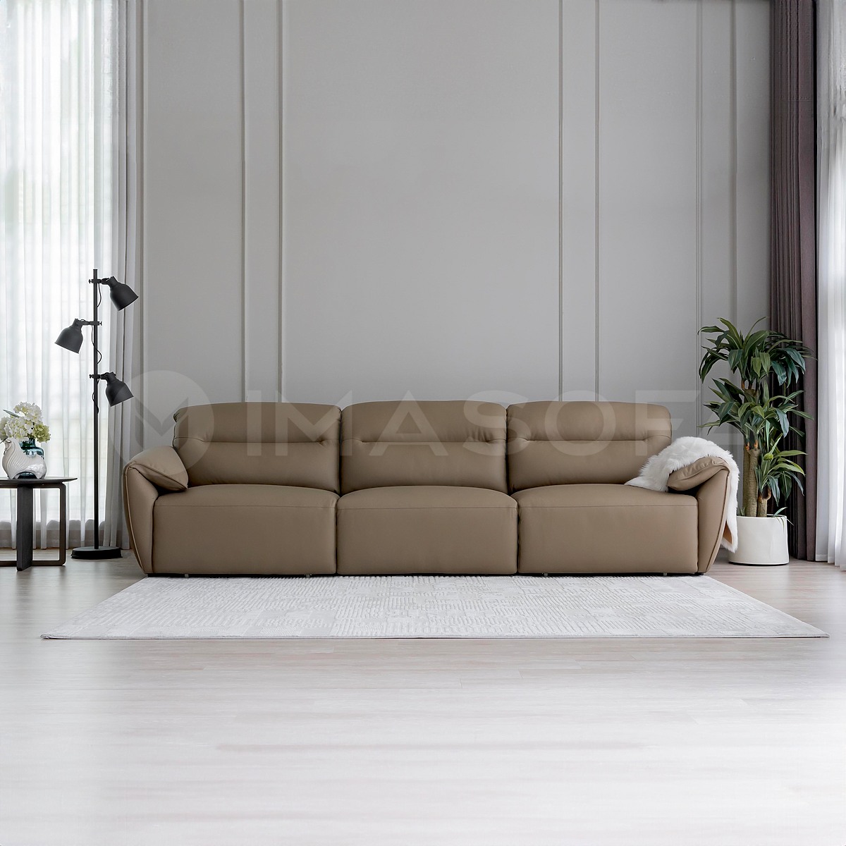 Fiora - Sofa điện da thật