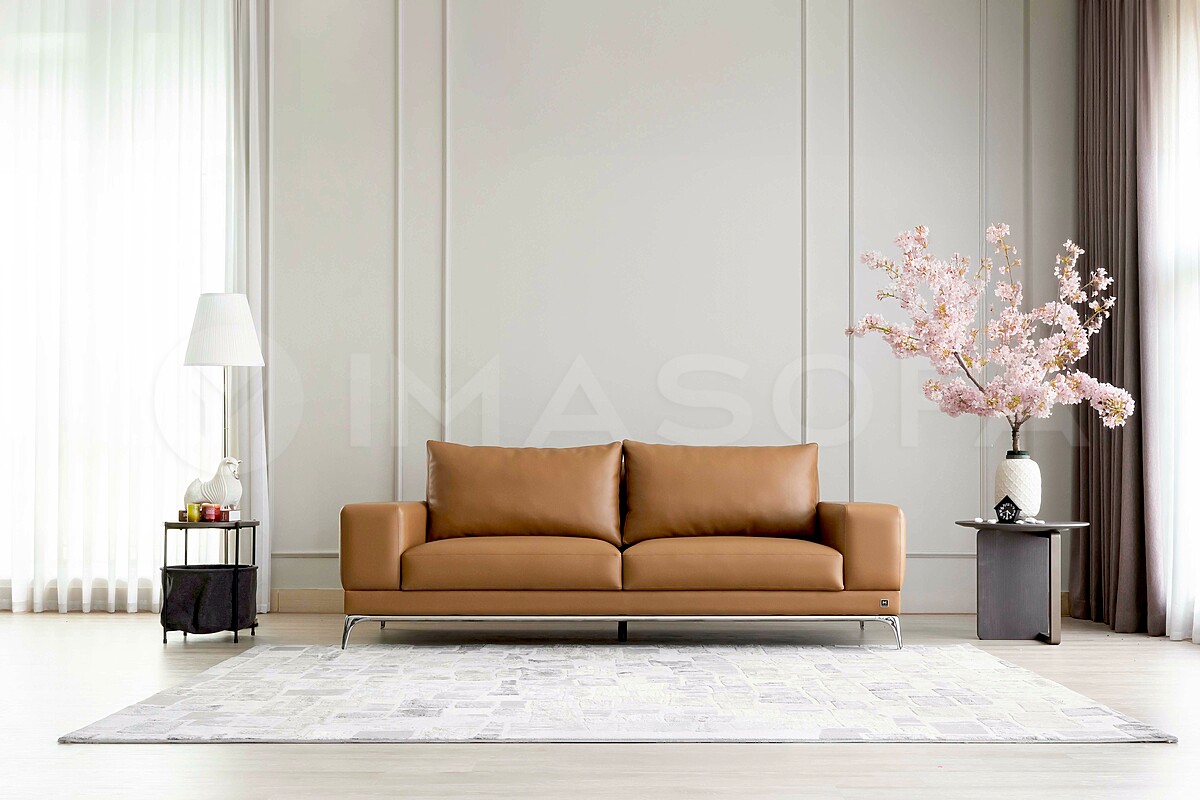 Jamil - Sofa băng da nhân tạo