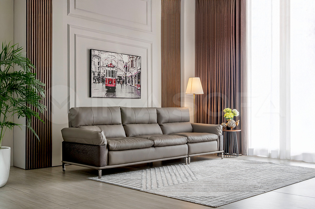 Janna - Sofa băng da nhân tạo