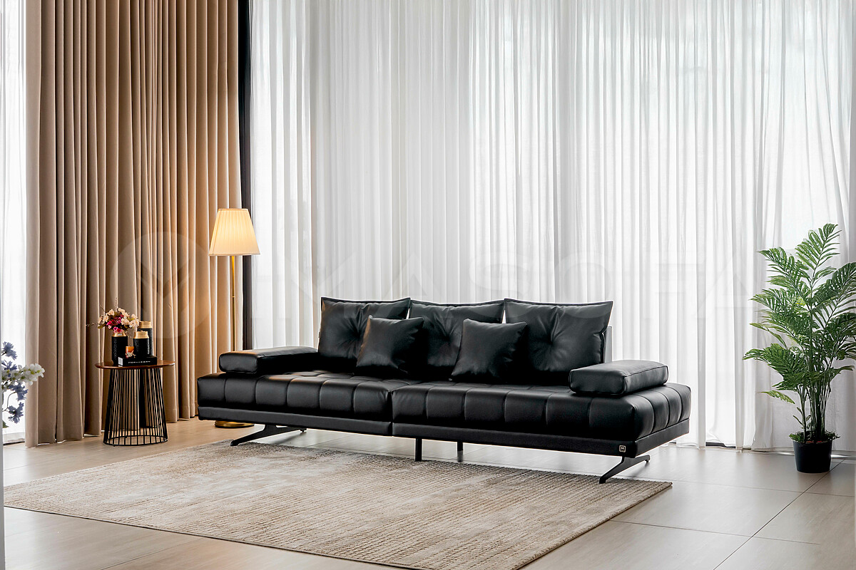 Lumio C - Sofa băng da nhân tạo