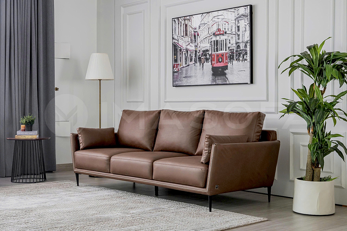 Napoli - Sofa băng da nhân tạo