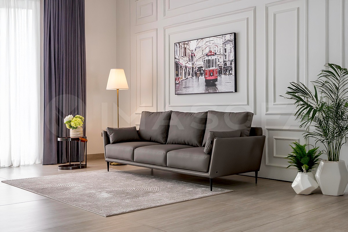 Napoli - Sofa băng da nhân tạo