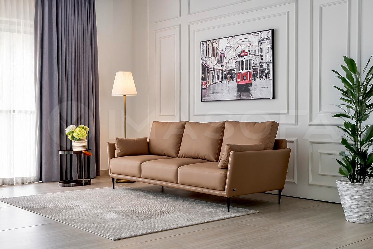 Napoli - Sofa băng da nhân tạo