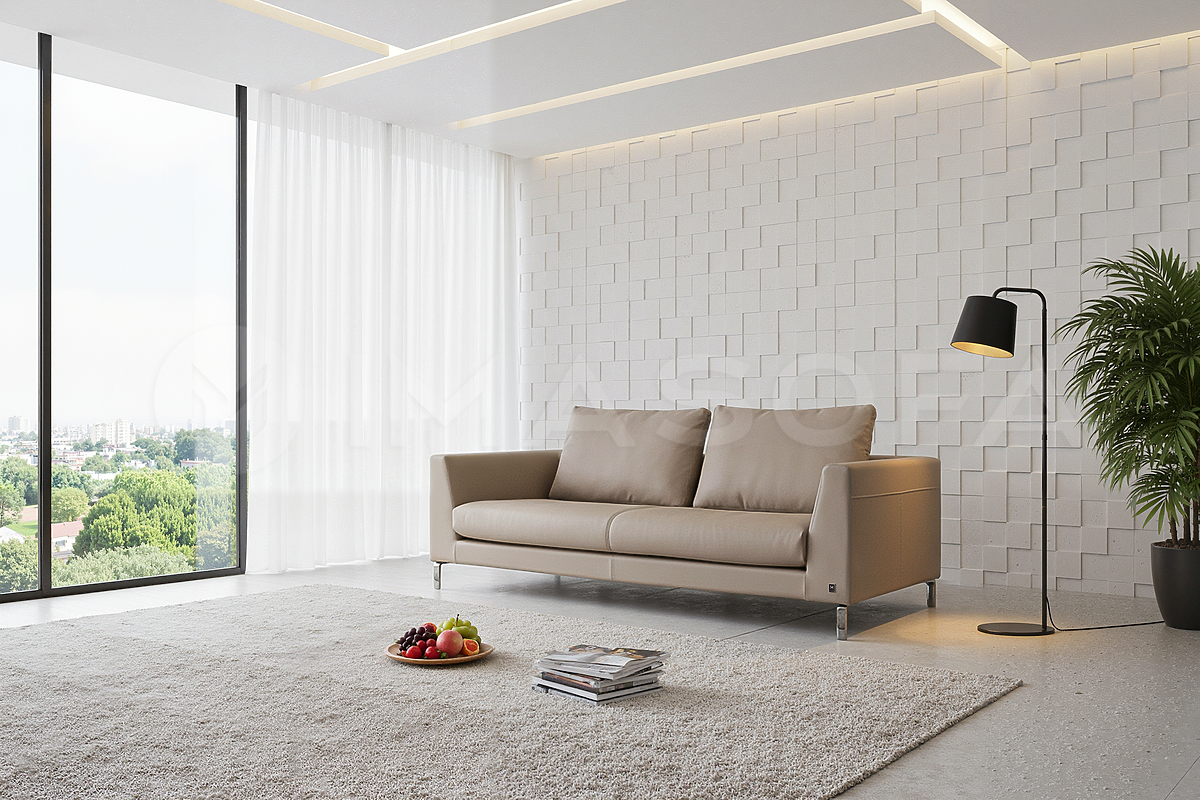 Royal - Sofa băng da nhân tạo