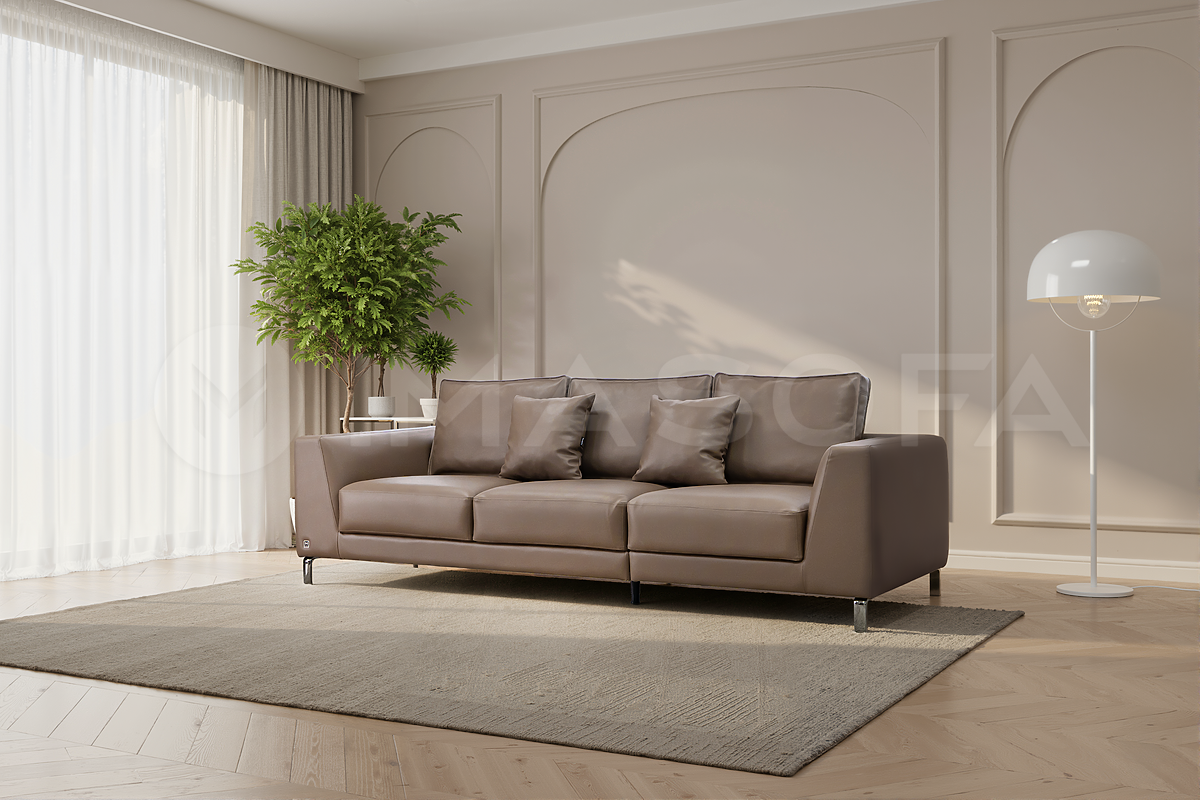 Royal - Sofa băng da nhân tạo