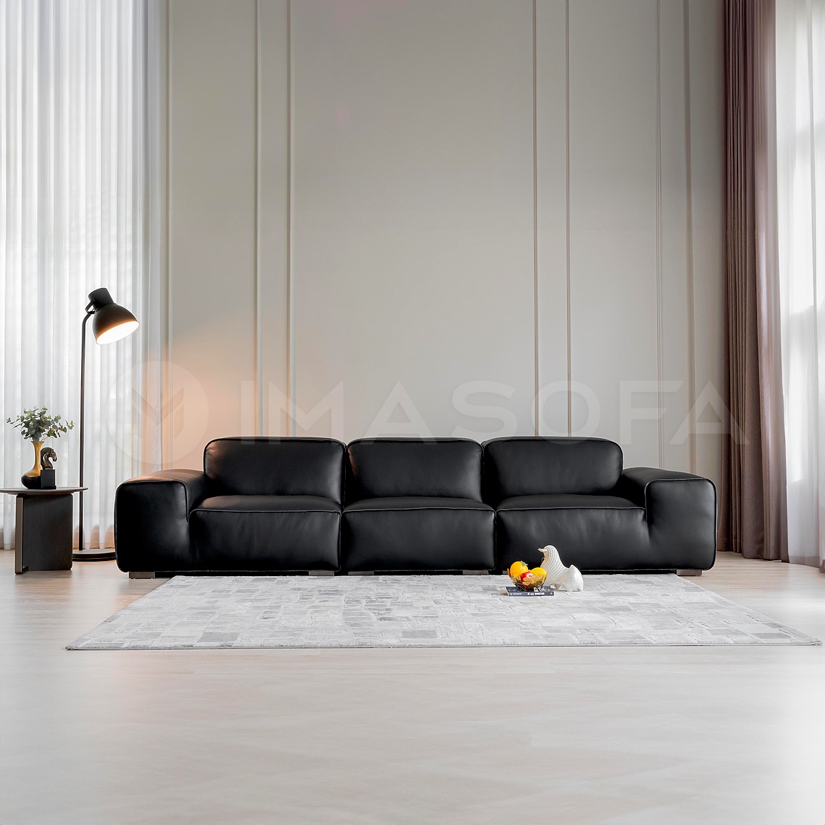 Rome - Sofa nhập khẩu da bò tự nhiên