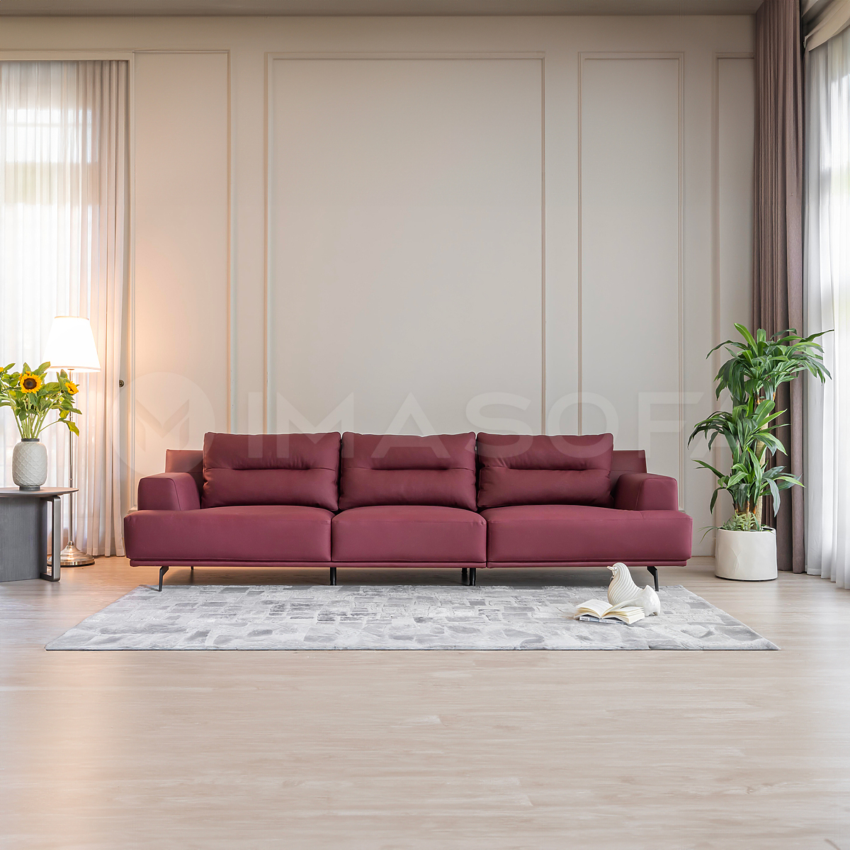 Trio - Sofa băng da thật