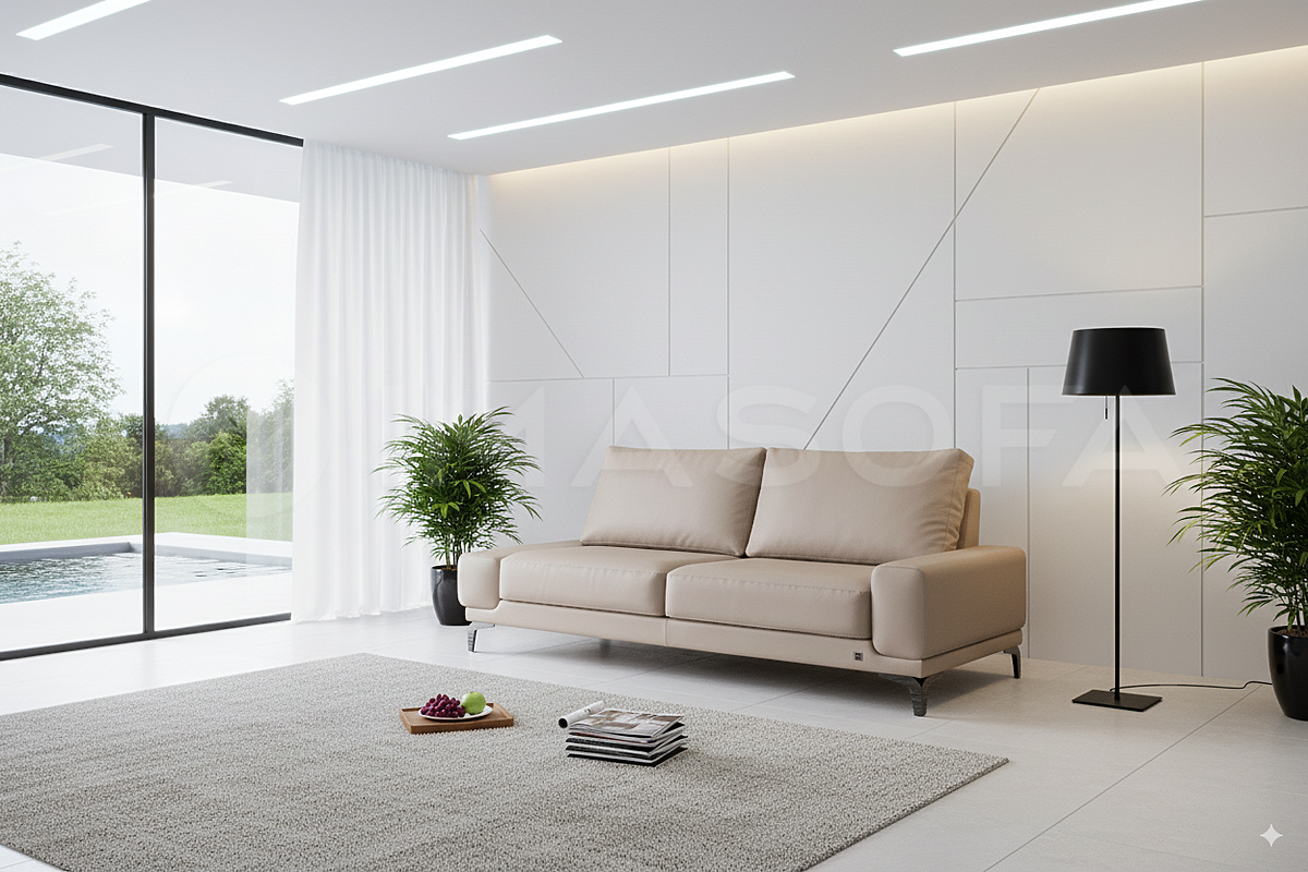 Tessa - Sofa băng da nhân tạo