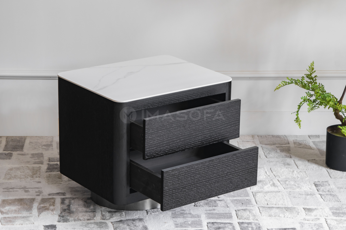 Tủ đầu giường Carbonara  màu nâu